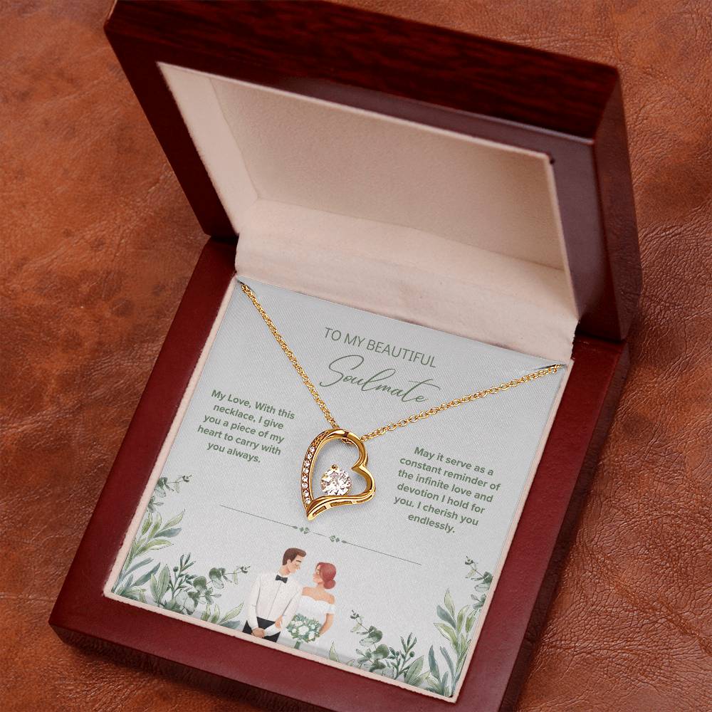 Endless Love: Forever Love Necklace with Message Card