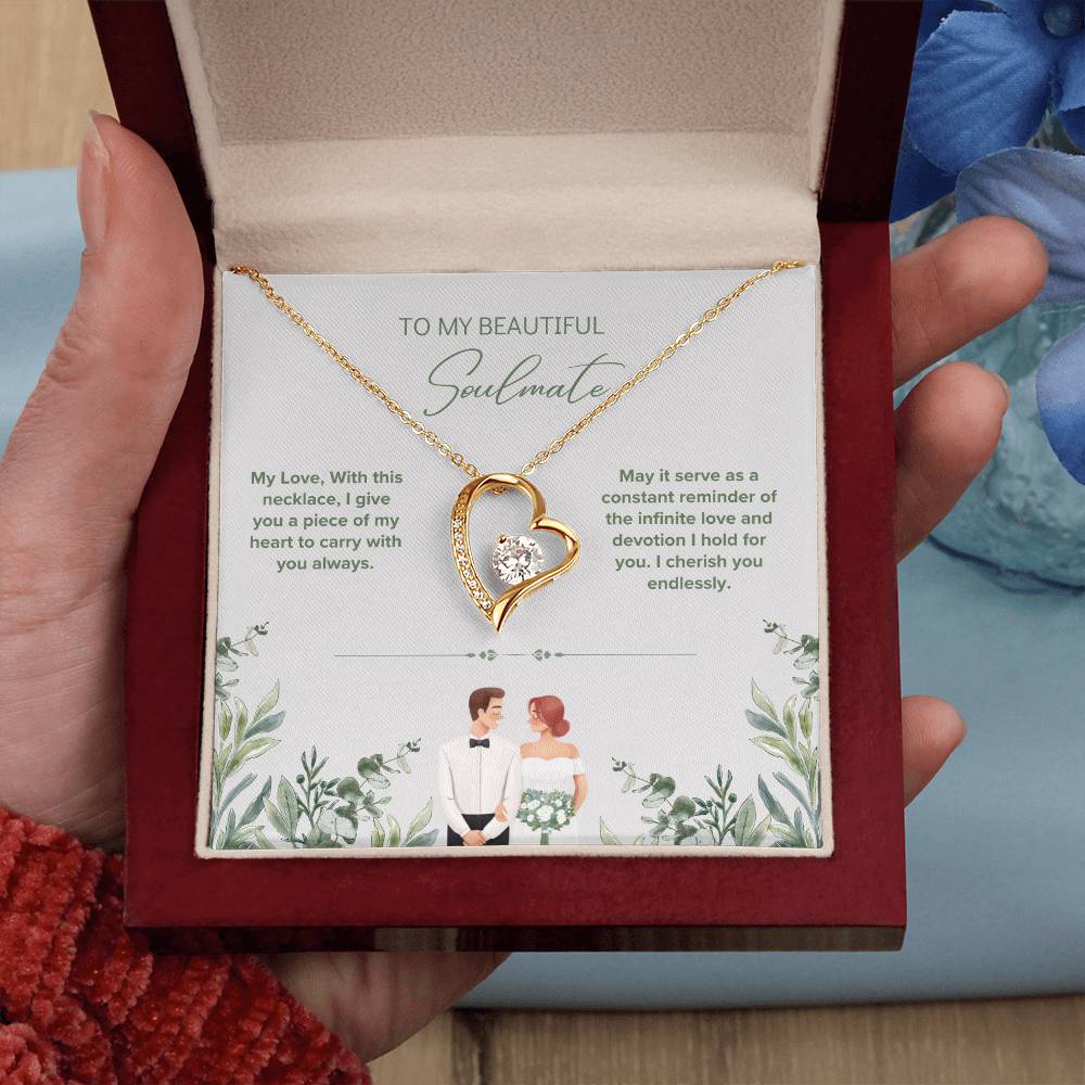 Endless Love: Forever Love Necklace with Message Card