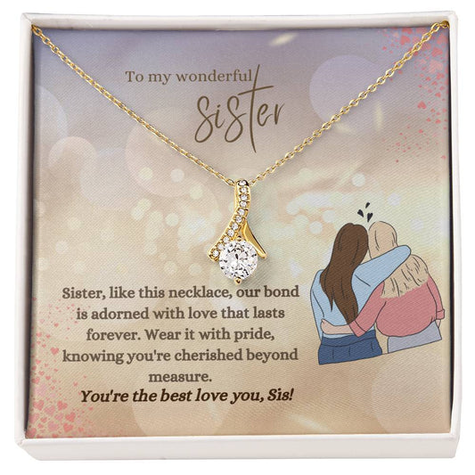 Sister's Radiance: Alluring Beauty Necklace