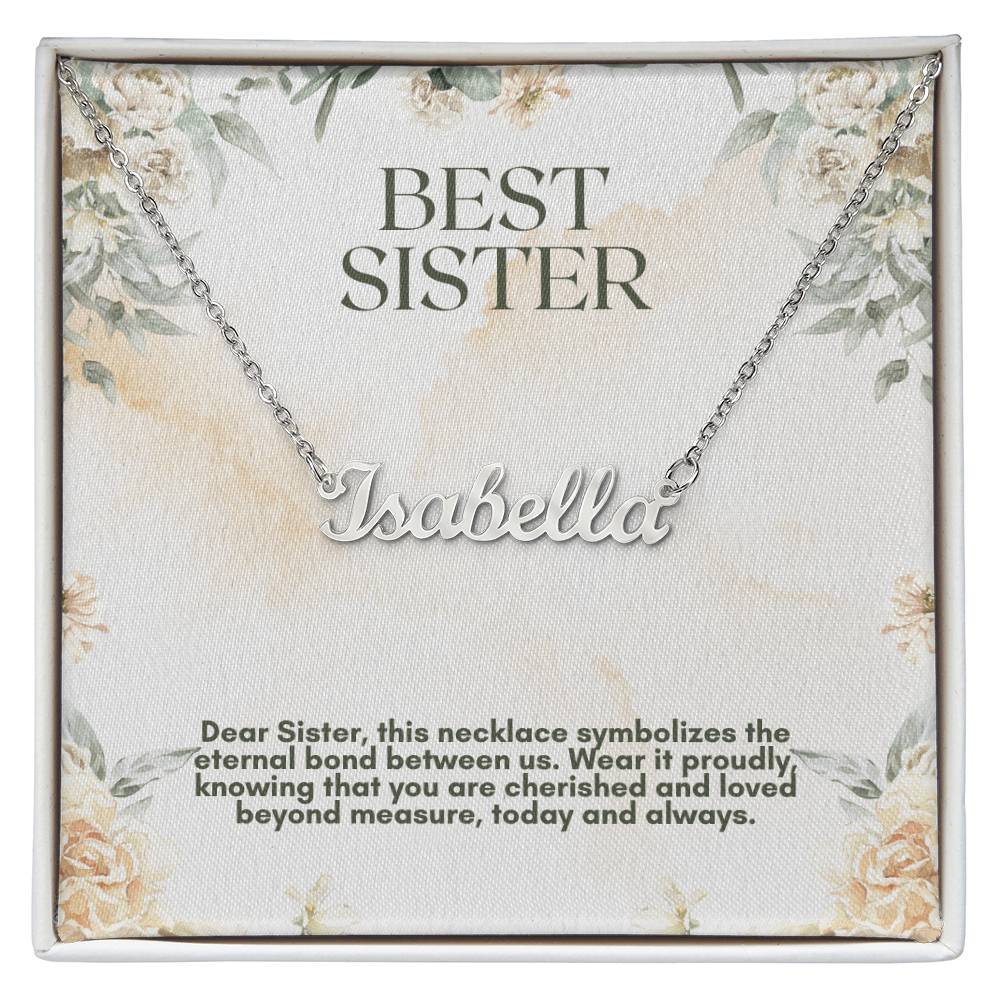 Sister's Eternal Bond Necklace