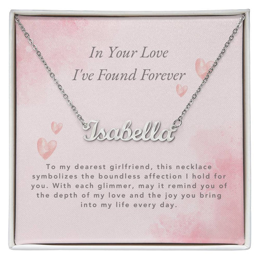 Endless Affection Necklace for Girlfriend