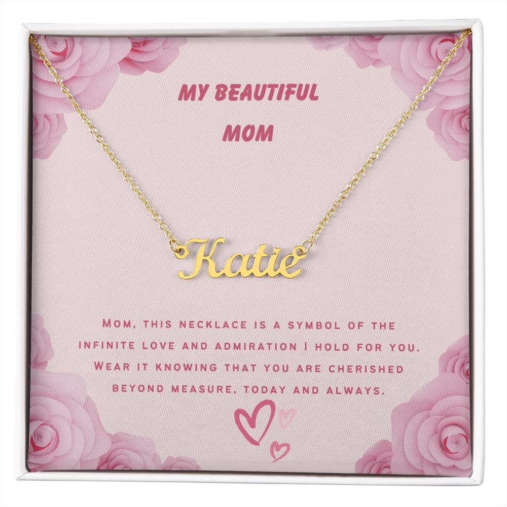 Mom's Personalized Name Necklace