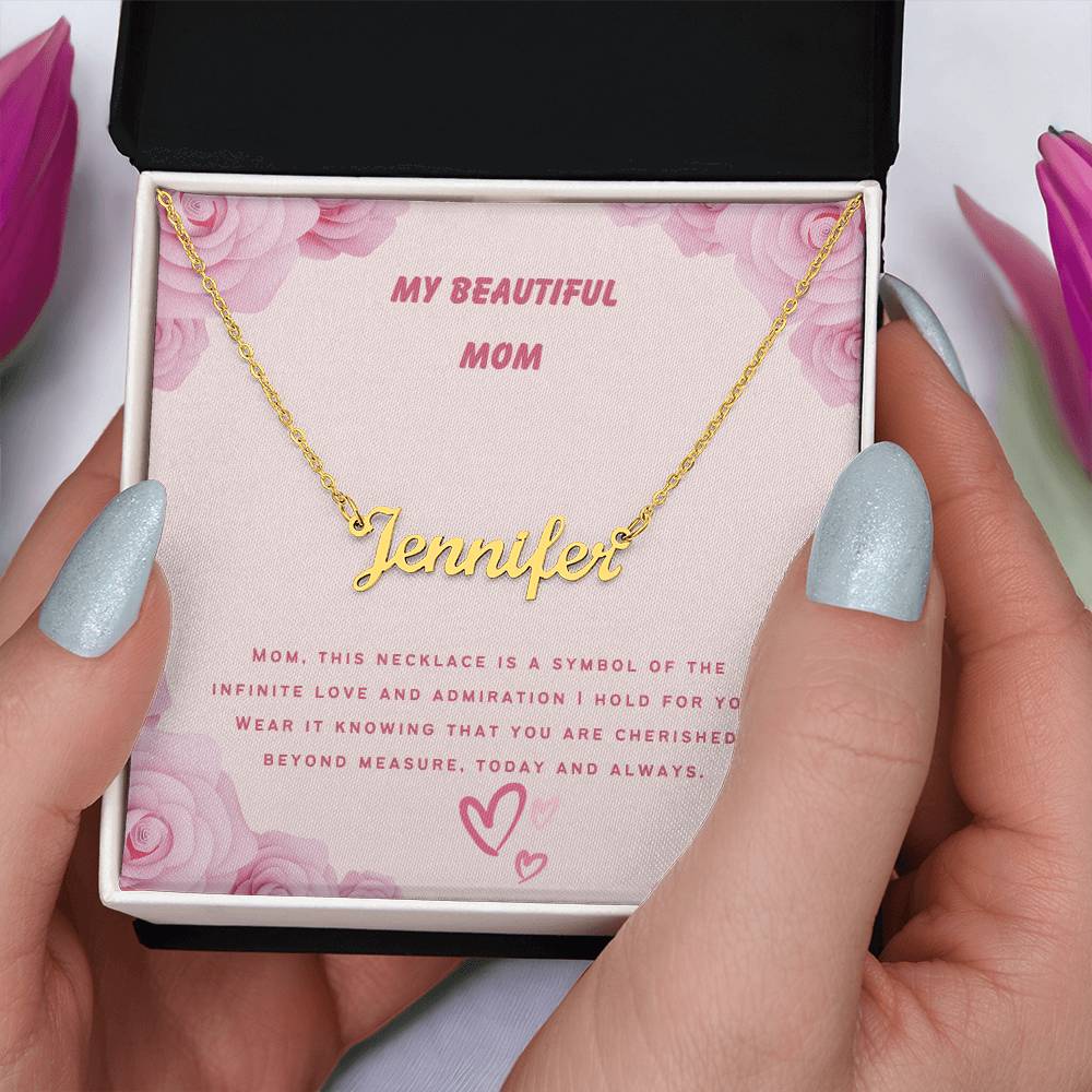 Mom's Personalized Name Necklace