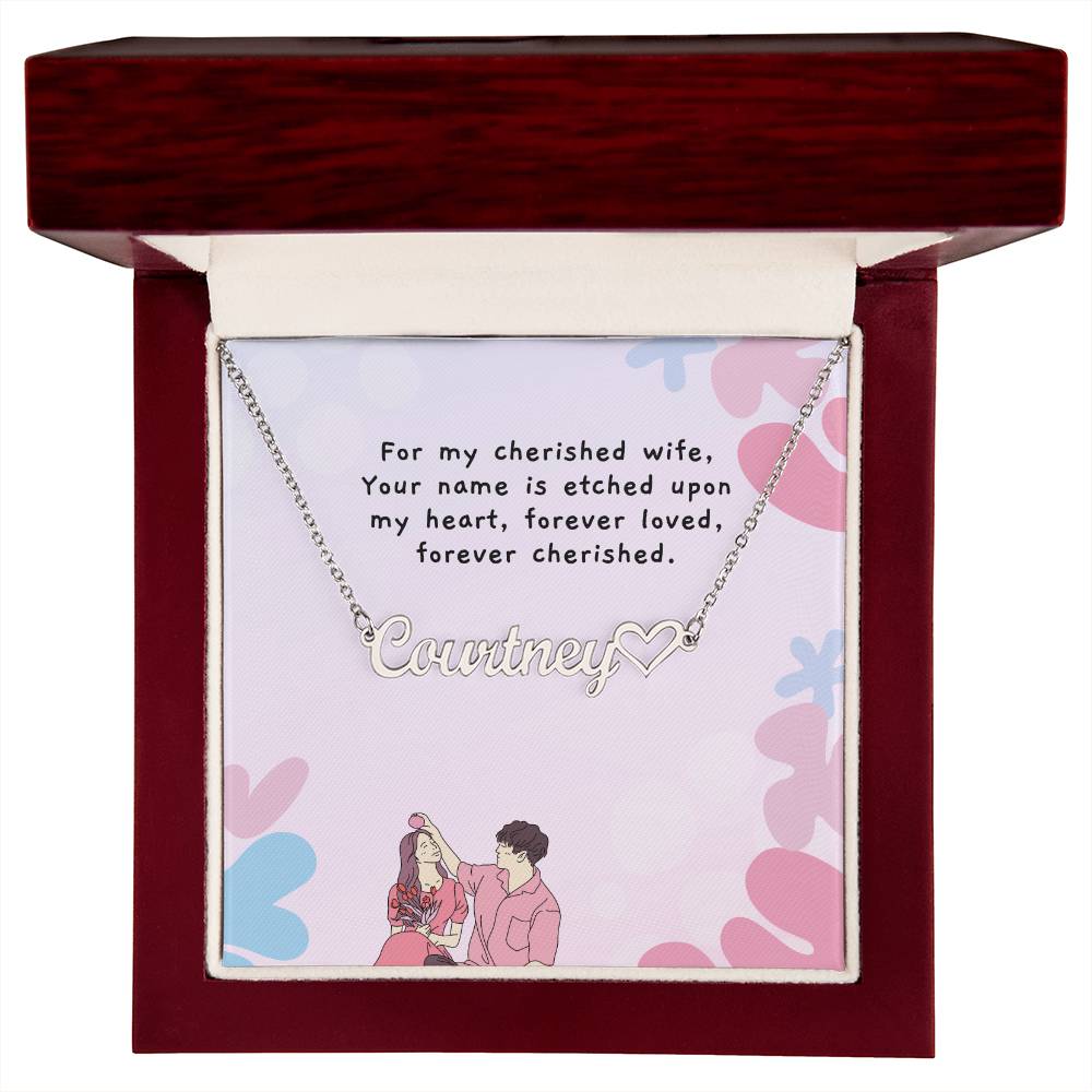 Heartfelt Devotion Name Necklace