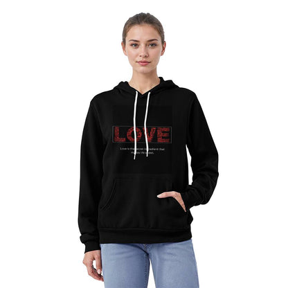 Unisex Pullover Hoodie- Love.