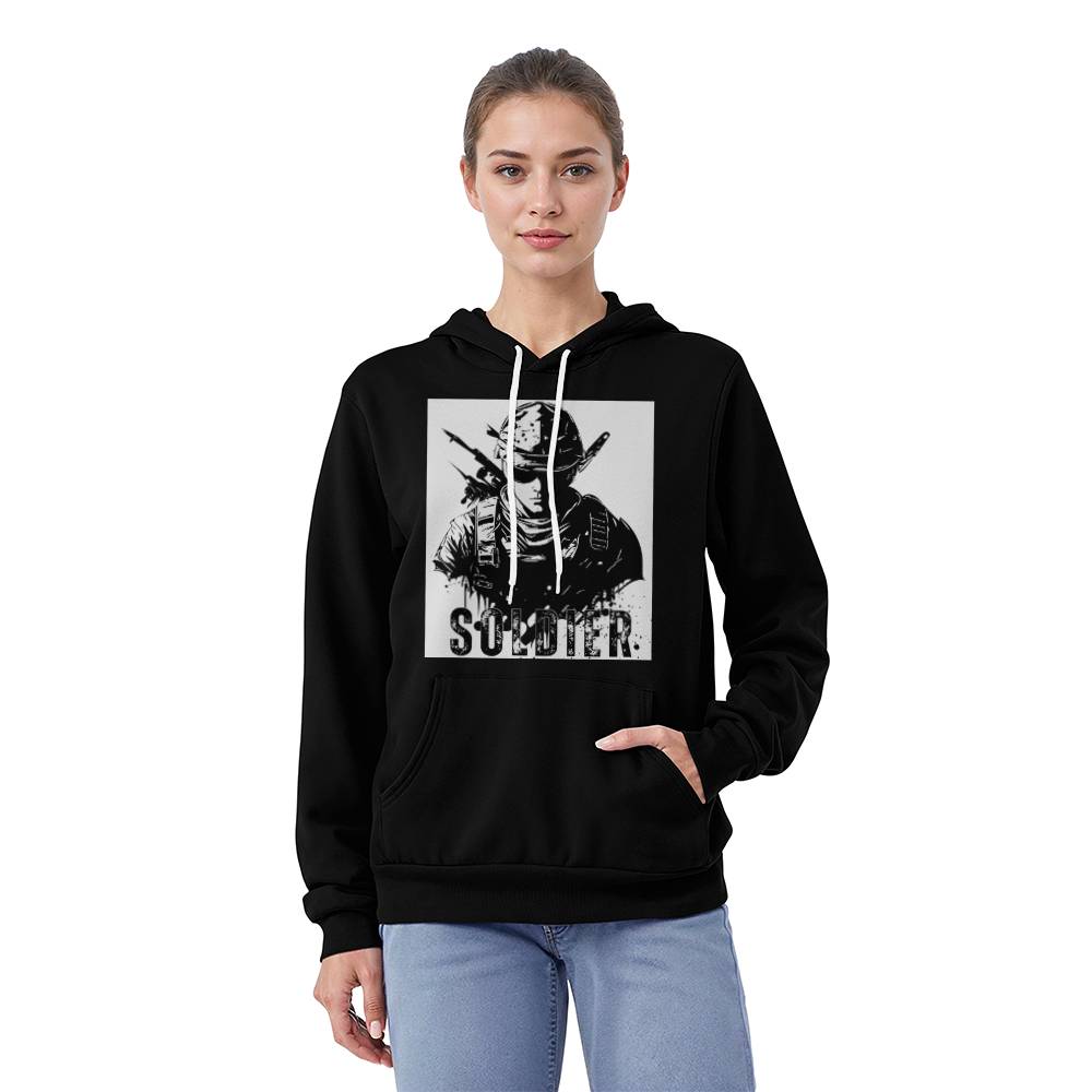 Unisex Pullover Hoodie- Soldier.