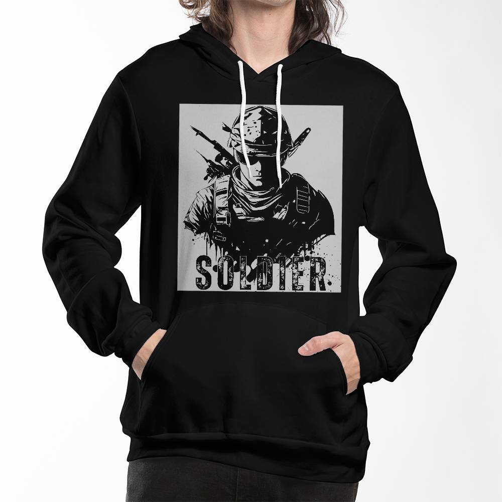 Unisex Pullover Hoodie- Soldier.