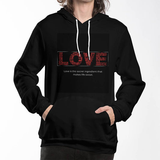 Unisex Pullover Hoodie- Love.