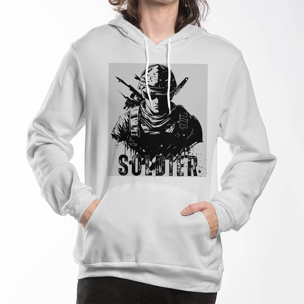 Unisex Pullover Hoodie- Soldier.