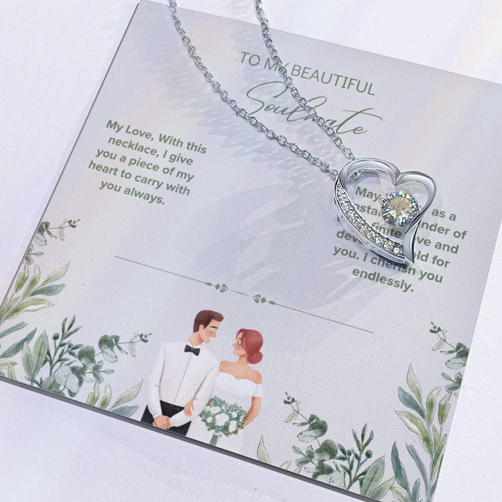 Endless Love: Forever Love Necklace with Message Card