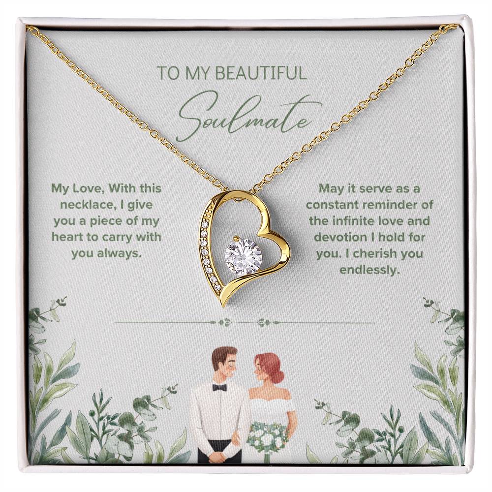 Endless Love: Forever Love Necklace with Message Card