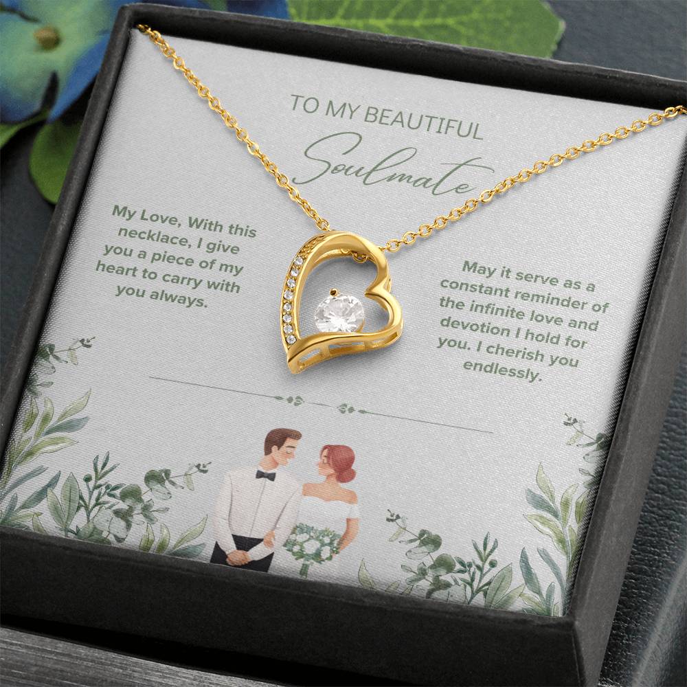 Endless Love: Forever Love Necklace with Message Card