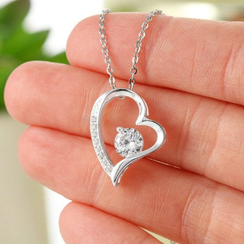 Endless Love: Forever Love Necklace with Message Card